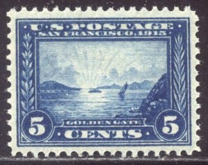 U.S. #399 Mint VF NH - 1913 5c Pan-Pacific  