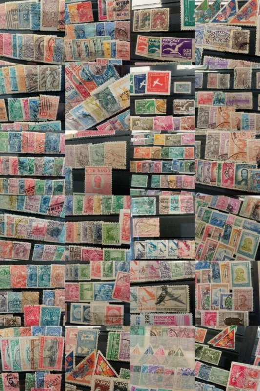 Very complete Uruguay used stamp collection in stockbook +2300 different $$$