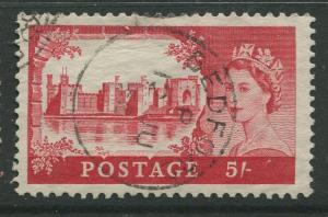 STAMP STATION PERTH Great Britain #310 QEII Castle Definitive Used CV$4.25.