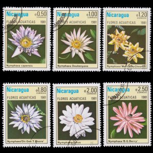 NICARAGUA. 1981 SCOTT # C981. TOPIC: FLOWER. CTO.