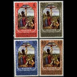 ST.KITTS-NEVIS 1972 - Scott# 249-52 Easter Set of 4 NH