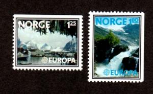 Norway # 693-694 Mint Europa!