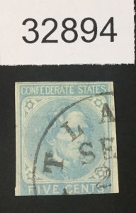 US STAMPS CSA #6 USED  LOT #32894