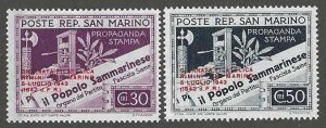 San Marino 213-214 Mint SC:$.50