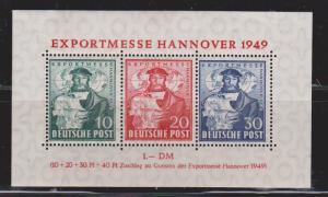 GERMANY Scott # 664a Mint Hinged In Selvege - Hannover Exhibition SS