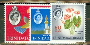 IQ: Trinidad & Tobago 89-102, 89a, 116 mint CV $69; scan shows only a few