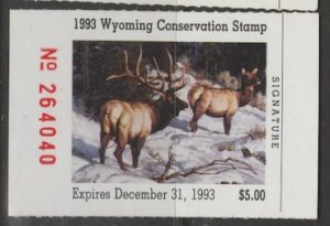 U.S. Scott Scott #10 Wyoming Conservation Stamp - Unused Single