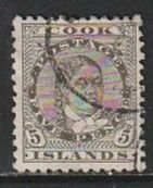 1893 Cook Islands - Sc 13 - used VF - 1 single - Queen Makea Takau