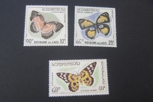 Laos 1965 Sc 101-3 set MNH