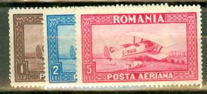 Romania C4-6 mint CV $12