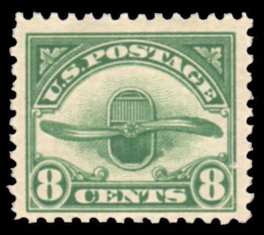 C4 Green 6¢ Prop Mint Never Hinged  (6r)