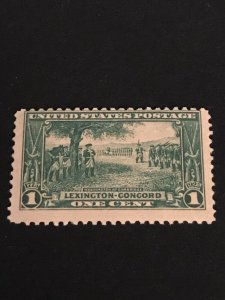 US Scott # 617 Lexington Concord 1¢ (1925)  MNH