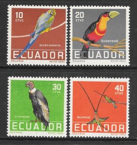 Ecuador 634-937: Ecuadorian Birds, MNH, F-VF