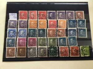 Sweden 1921 to 1936  used stamps A12936