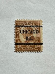 United States – 1925 – Single Pre-Cancel Stamp – SC# 553 - Used