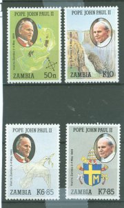 Zambia #470-73  Single (Complete Set)