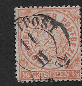 GERMAN STATES - NORTH GERMAN CONFEDERATION SC# 15 AVF/U