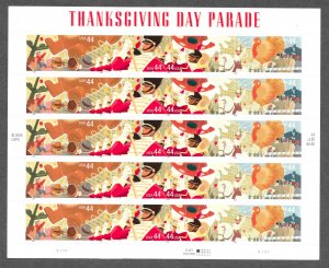 4417-20 MNH 44c. Thanksgiving Day Parade, Free Insured Shipping,