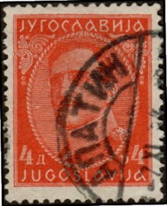 Yugoslavia 81 - Used - 4d King Alexander (1933) (cv $0.50)