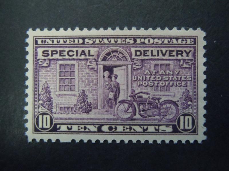 #E15 10c Motorcycle Special Delivery  MNH OG VF 