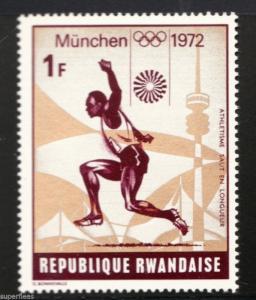 RWANDA 1972 postage stamps (8) Munich Olympic games set MNH F/VF Football etc..