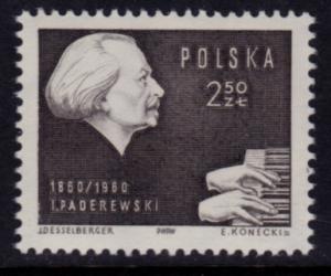 Poland 932 MNH ◊ Paderewski [1960]