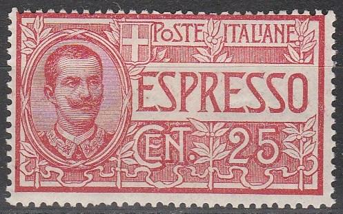 Italy #E1  F-VF Unused  CV $50.00 (S2657)