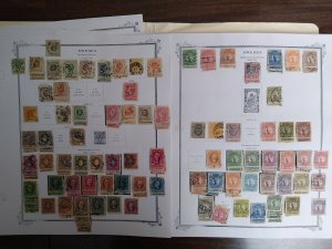 uncatalogued collection on pages Sweden large stock of common