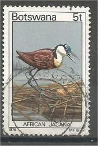 BOTSWANA, 1978, used 5t, Birds. Scott 202