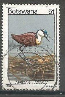 BOTSWANA, 1978, used 5t, Birds. Scott 202