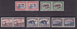 South-West Africa-Sc#O23-O27- id9-unused og NH official set-1951-52-