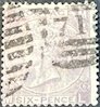 GREAT BRITAIN # 50-USED----SINGLE----DULL VIOLET----PLATE # 6-----1867-80