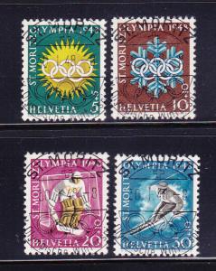 Switzerland B170-B173 Olympic Cancels Set U Sports, Olympics (A)