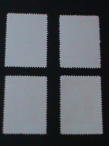 ​VIETNAM-1970-SC#27-30 HO CHI-MINH 80TH YEARS OLD BIRTHDAY VF-54 YEARS OLD