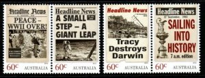 AUSTRALIA SG4029/32 2013 HEADLINE NEWS MNH