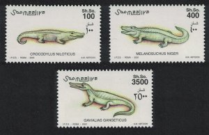 Somalia Crocodiles 2000 MNH MI#839-841