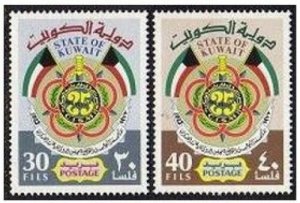 Kuwait 572-573, MNH. Michel 566-567. Council of Military Sport, 25th Ann. 1973. 