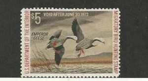 RW39 1972 Federal Duck Stamp-Unsigned-F/VF OGNH-OFFER?