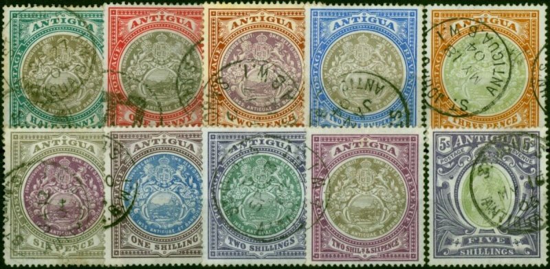 Antigua 1903 Set of 10 SG31-40 Fine Used