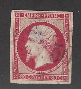 France SC#20 Used F-VF SCV$42.50...Always Collectible!