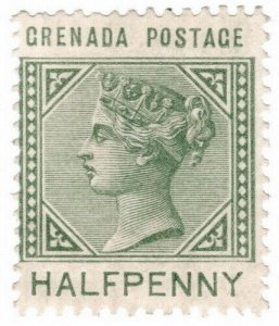 (I.B) Grenada Revenue : Duty Stamp ½d (inverted watermark)