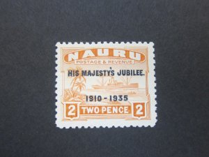 Nauru 1935 Sc 32 set MH