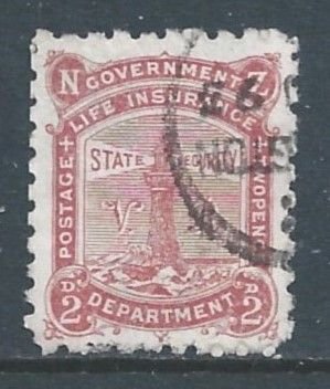 New Zealand #OY3 Used 2p Lighthouse