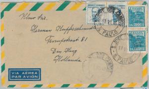 62245 - BRAZIL - POSTAL HISTORY -   COVER to THE NETHERLANDS 1946