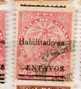 Paraguay 1908 Early Issue Fine Used 5c. Surcharged Optd 281607