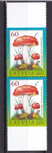 Latvia, Mushrooms MNH / 2009