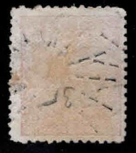 FIJI Scott 35 Used  Crown VR scarce surcharged  stamp 1876  see notes