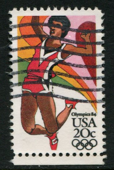 2083 US 20c Summer Olympics, used