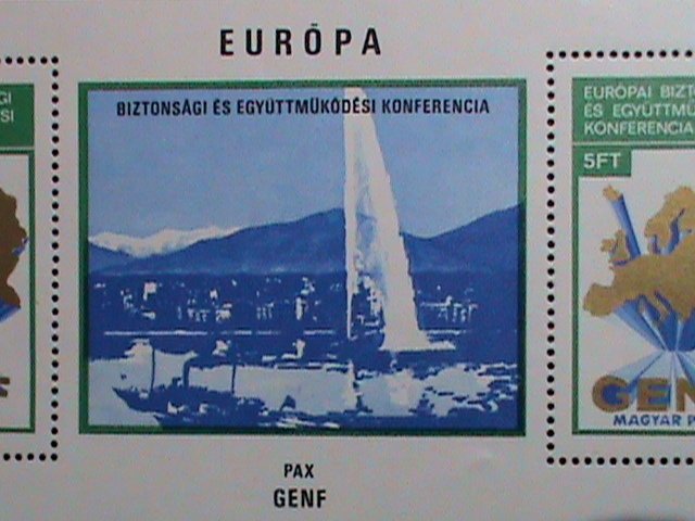 HUNGARY-EUROPA- GENF MNH S/S SHEET VERY FINE