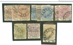 Transvaal #168-173 Used Single